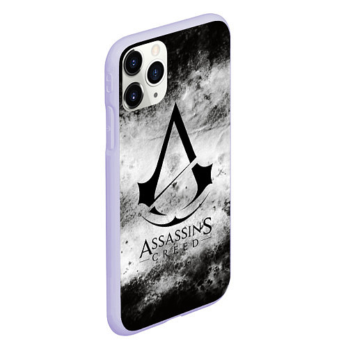 Чехол iPhone 11 Pro матовый Assassin’s Creed / 3D-Светло-сиреневый – фото 2