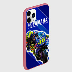 Чехол iPhone 11 Pro матовый Valentino Rossi, цвет: 3D-малиновый — фото 2
