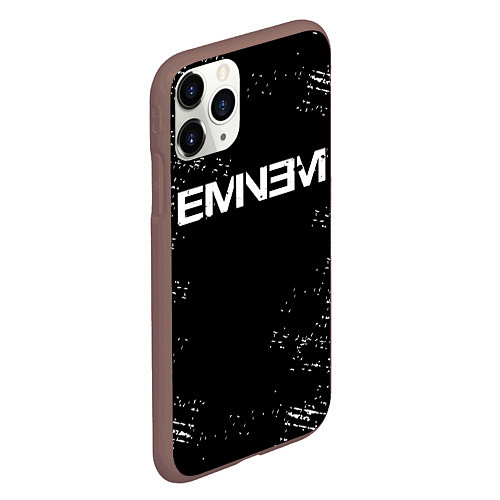 Чехол iPhone 11 Pro матовый EMINEM / 3D-Коричневый – фото 2