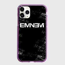 Чехол iPhone 11 Pro матовый EMINEM, цвет: 3D-фиолетовый