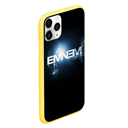 Чехол iPhone 11 Pro матовый EMINEM / 3D-Желтый – фото 2