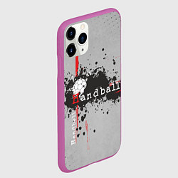 Чехол iPhone 11 Pro матовый Handball, цвет: 3D-фиолетовый — фото 2