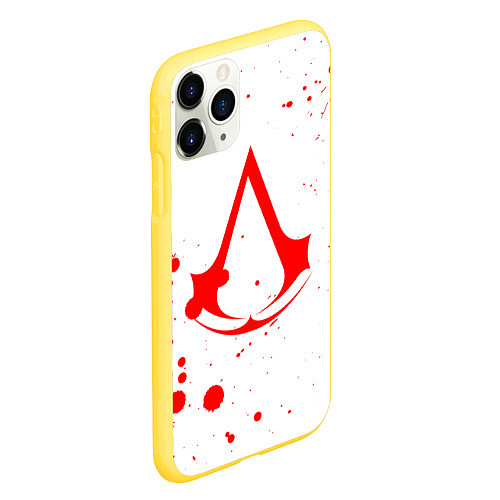 Чехол iPhone 11 Pro матовый Assassin’s Creed / 3D-Желтый – фото 2