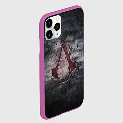 Чехол iPhone 11 Pro матовый Assassin’s Creed, цвет: 3D-фиолетовый — фото 2