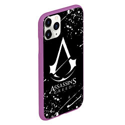 Чехол iPhone 11 Pro матовый ASSASSINS CREED, цвет: 3D-фиолетовый — фото 2