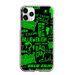 Чехол iPhone 11 Pro матовый BILLIE EILISH, цвет: 3D-розовый