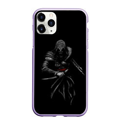 Чехол iPhone 11 Pro матовый Assassin’s Creed, цвет: 3D-светло-сиреневый