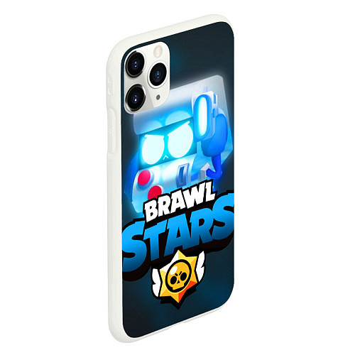 Чехол iPhone 11 Pro матовый BRAWL STARS 8 BIT / 3D-Белый – фото 2