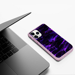 Чехол iPhone 11 Pro матовый Текстуры, цвет: 3D-розовый — фото 2