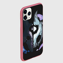 Чехол iPhone 11 Pro матовый League of Legends, цвет: 3D-малиновый — фото 2