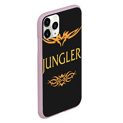 Чехол iPhone 11 Pro матовый Jungler, цвет: 3D-розовый — фото 2