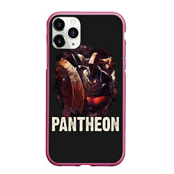 Чехол iPhone 11 Pro матовый Pantheon, цвет: 3D-малиновый