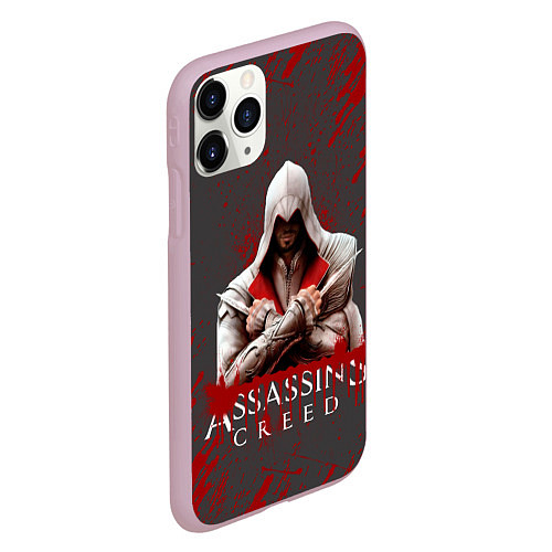 Чехол iPhone 11 Pro матовый Assassin’s Creed / 3D-Розовый – фото 2