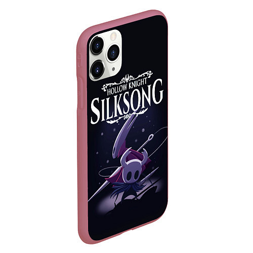 Чехол iPhone 11 Pro матовый Hollow Knight / 3D-Малиновый – фото 2