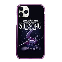 Чехол iPhone 11 Pro матовый Hollow Knight, цвет: 3D-фиолетовый