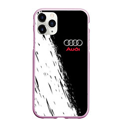 Чехол iPhone 11 Pro матовый AUDI, цвет: 3D-розовый