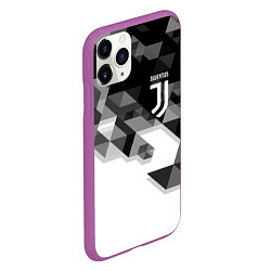 Чехол iPhone 11 Pro матовый JUVENTUS, цвет: 3D-фиолетовый — фото 2