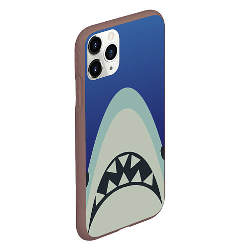 Чехол iPhone 11 Pro матовый IKEA Shark / 3D-Коричневый – фото 2
