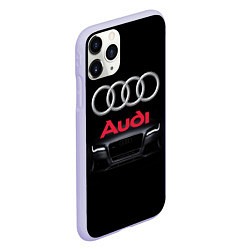 Чехол iPhone 11 Pro матовый AUDI, цвет: 3D-светло-сиреневый — фото 2