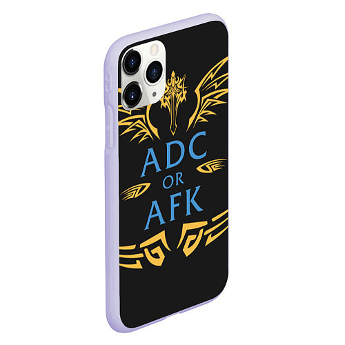 Чехол iPhone 11 Pro матовый ADC of AFK / 3D-Светло-сиреневый – фото 2