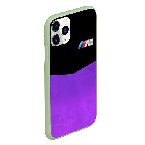 Чехол iPhone 11 Pro матовый BMW / 3D-Салатовый – фото 2