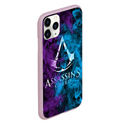 Чехол iPhone 11 Pro матовый Assassin's Creed, цвет: 3D-розовый — фото 2