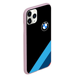 Чехол iPhone 11 Pro матовый BMW, цвет: 3D-розовый — фото 2