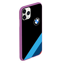 Чехол iPhone 11 Pro матовый BMW, цвет: 3D-фиолетовый — фото 2