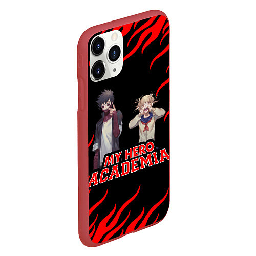 Чехол iPhone 11 Pro матовый My Hero Academia / 3D-Красный – фото 2