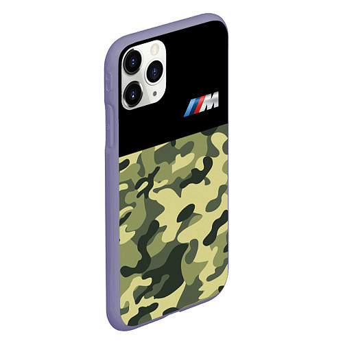 Чехол iPhone 11 Pro матовый BMW / 3D-Серый – фото 2