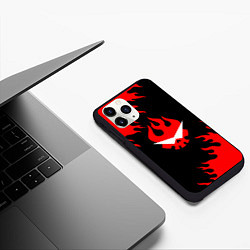 Чехол iPhone 11 Pro матовый GURREN LAGANN, цвет: 3D-черный — фото 2