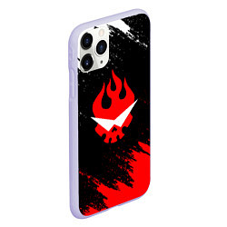 Чехол iPhone 11 Pro матовый GURREN LAGANN, цвет: 3D-светло-сиреневый — фото 2