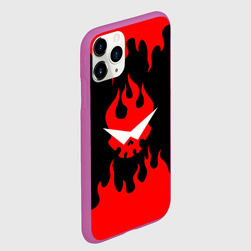 Чехол iPhone 11 Pro матовый GURREN LAGANN / 3D-Фиолетовый – фото 2
