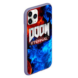 Чехол iPhone 11 Pro матовый DOOM ETERNAL, цвет: 3D-серый — фото 2