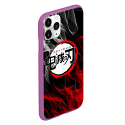 Чехол iPhone 11 Pro матовый KIMETSU NO YAIBA, цвет: 3D-фиолетовый — фото 2