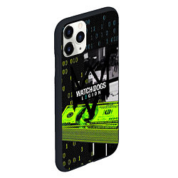 Чехол iPhone 11 Pro матовый WATCH DOGS:LEGION, цвет: 3D-черный — фото 2