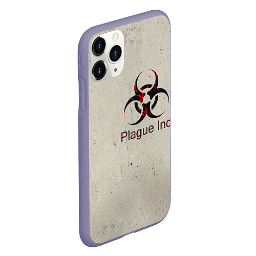 Чехол iPhone 11 Pro матовый Plague Inc / 3D-Серый – фото 2