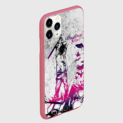 Чехол iPhone 11 Pro матовый Three Days Grace, цвет: 3D-малиновый — фото 2