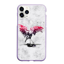 Чехол iPhone 11 Pro матовый Three Days Grace, цвет: 3D-светло-сиреневый