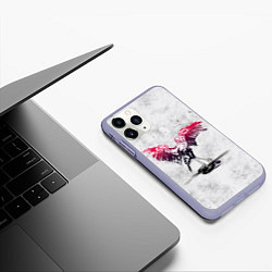 Чехол iPhone 11 Pro матовый Three Days Grace, цвет: 3D-светло-сиреневый — фото 2