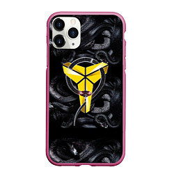 Чехол iPhone 11 Pro матовый Los Angeles LakersKobe Bryan