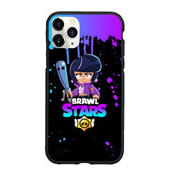 Чехол iPhone 11 Pro матовый BRAWL STARS BIBI, цвет: 3D-черный