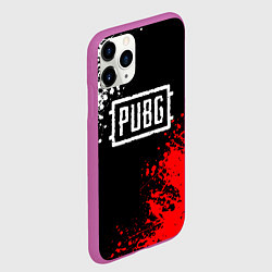Чехол iPhone 11 Pro матовый PUBG, цвет: 3D-фиолетовый — фото 2
