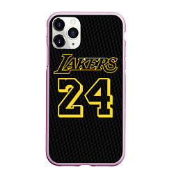 Чехол iPhone 11 Pro матовый Kobe Bryant, цвет: 3D-розовый