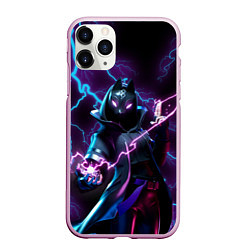 Чехол iPhone 11 Pro матовый FORTNITE, цвет: 3D-розовый