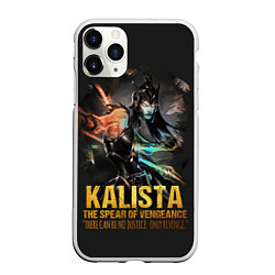 Чехол iPhone 11 Pro матовый Kalista, цвет: 3D-белый