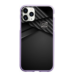 Чехол iPhone 11 Pro матовый League of Legends, цвет: 3D-светло-сиреневый