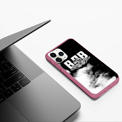 Чехол iPhone 11 Pro матовый ВДВ, цвет: 3D-малиновый — фото 2