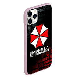 Чехол iPhone 11 Pro матовый RESIDENT EVIL UMBRELLA CORP, цвет: 3D-розовый — фото 2