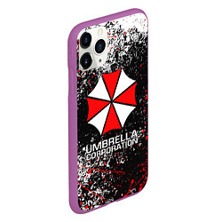 Чехол iPhone 11 Pro матовый UMBRELLA CORP, цвет: 3D-фиолетовый — фото 2